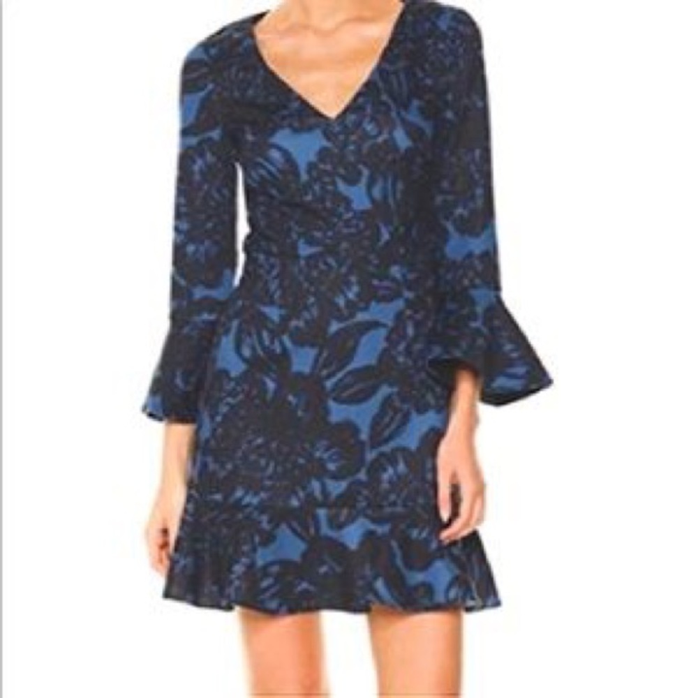 Trina Turk Clearwater Midnight Floral Dress NWT